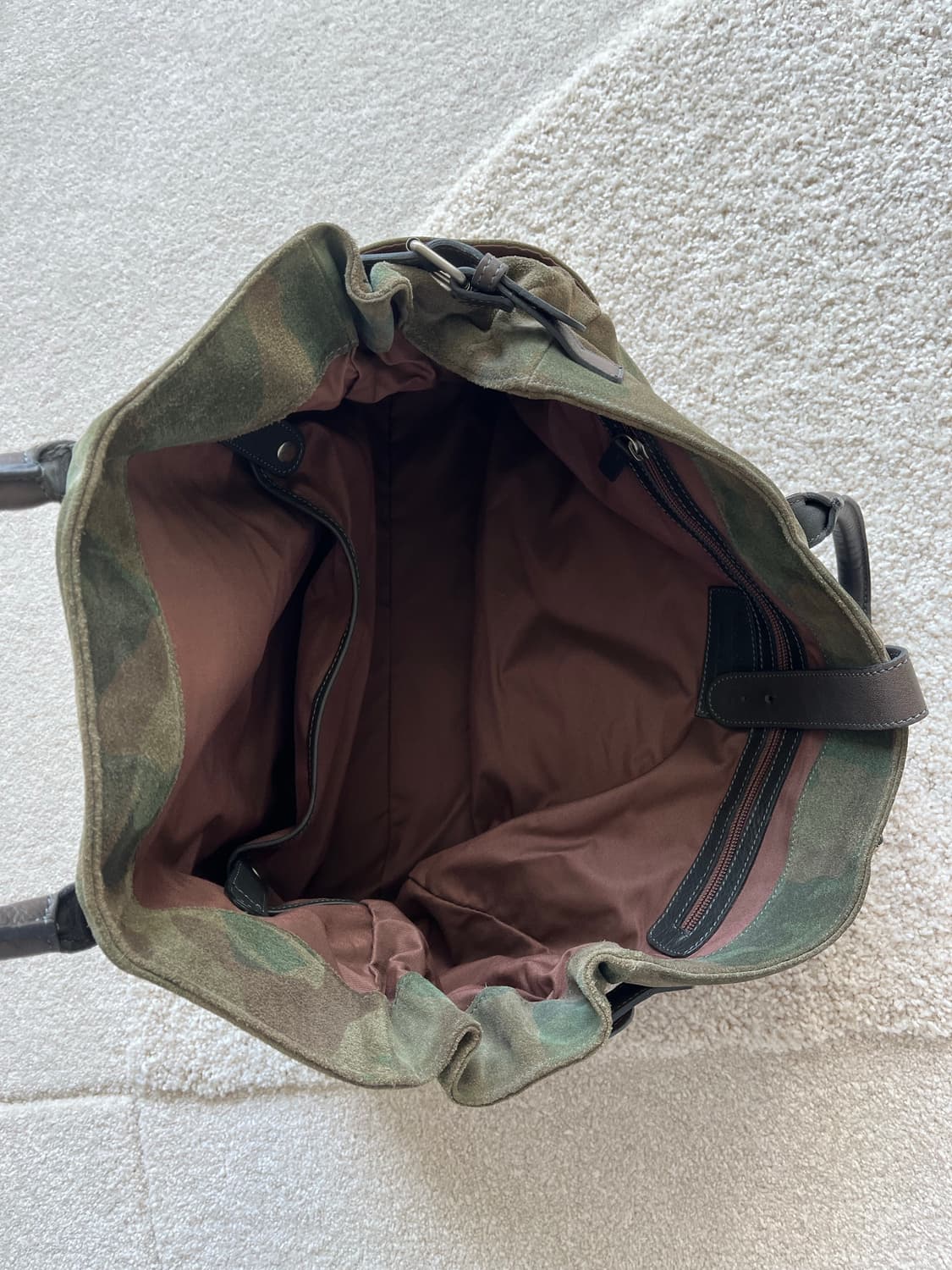 Massimo 이태리 카모 패턴 트래블 토트백 상품이미지9