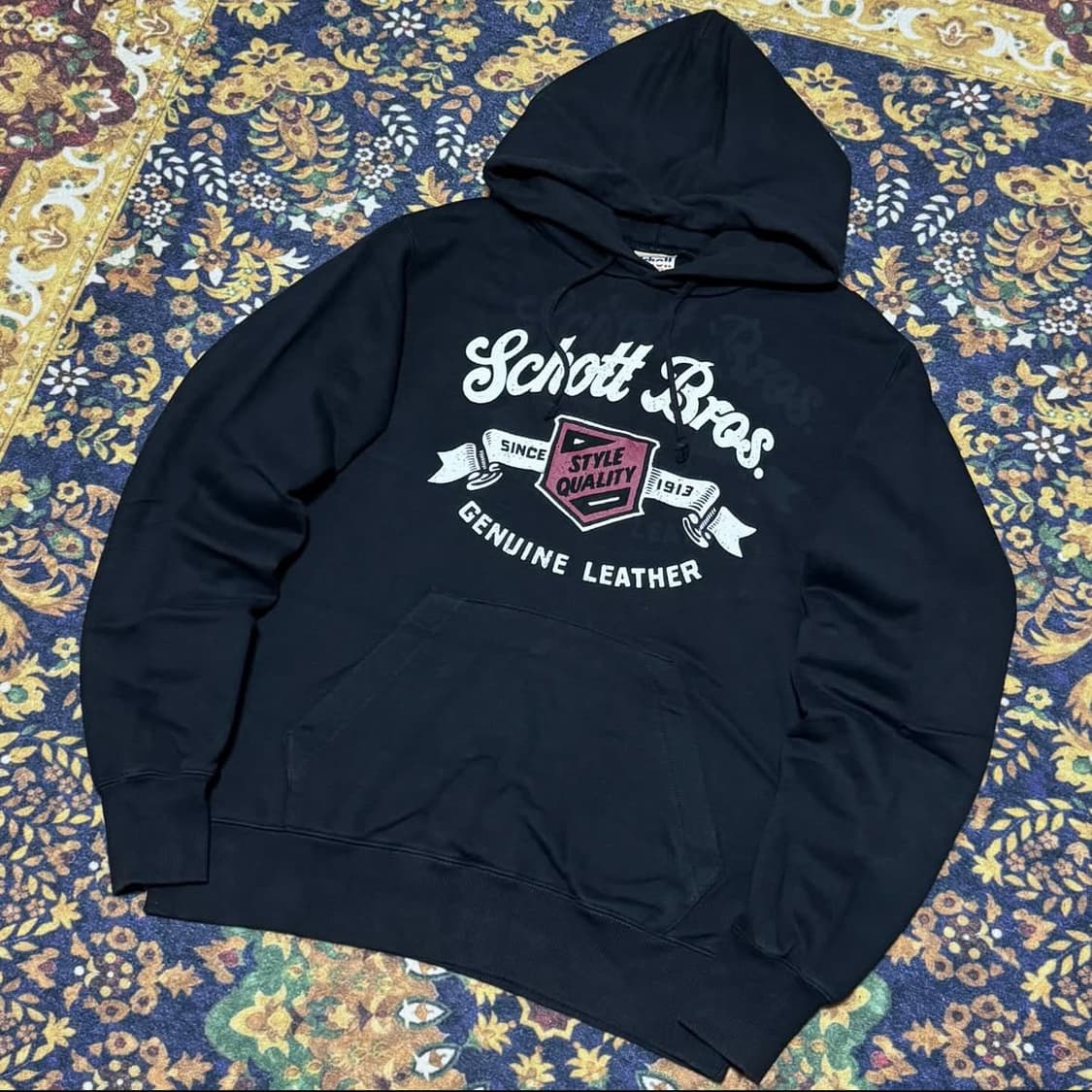 [재패니즈] Schott 쇼트 프린팅 스웻 후디 후드티 상품이미지1