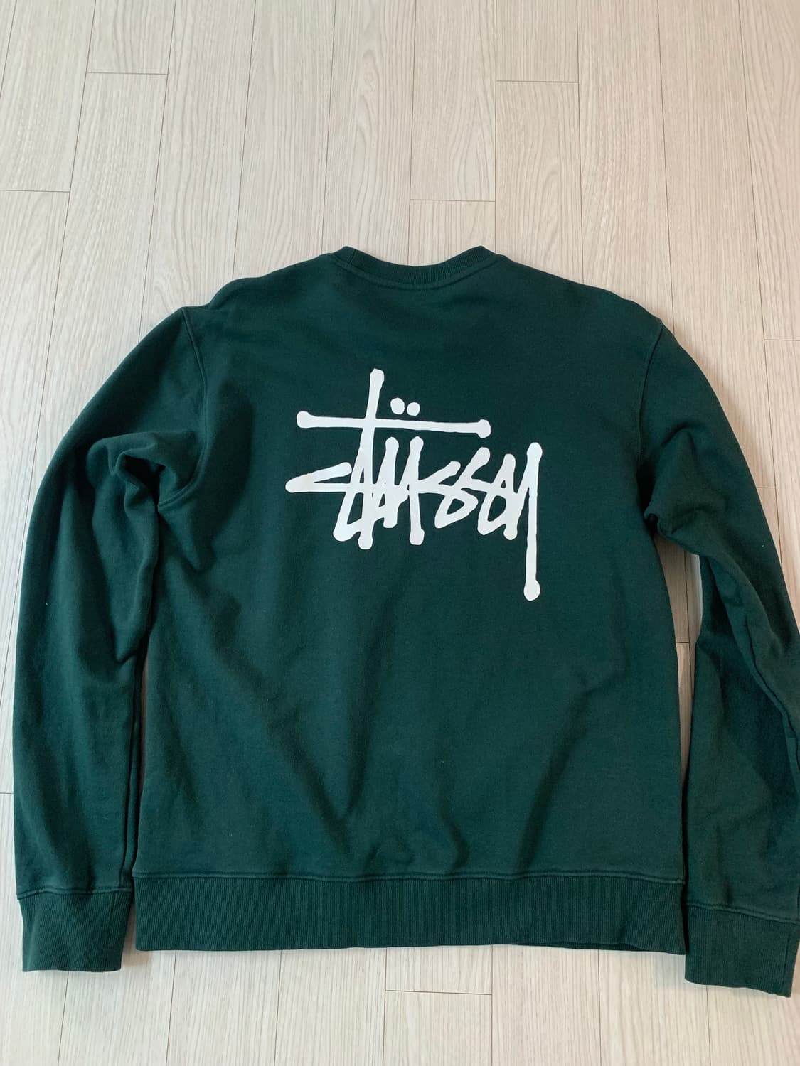 스투시 베이직 크루넥 스웨트셔츠 포레스트 상품이미지6