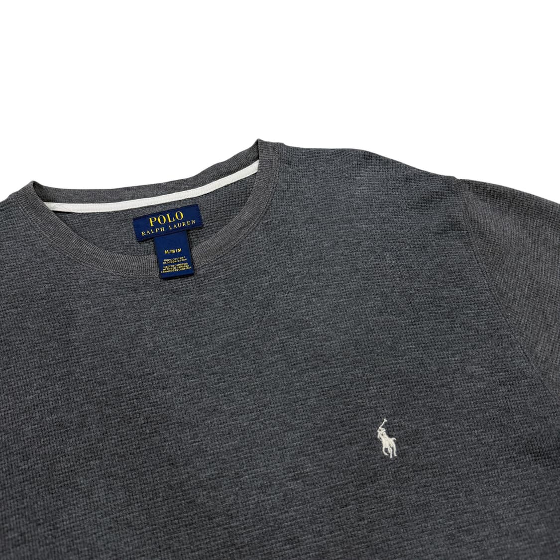 폴로 랄프로렌 와플 반팔티 그레이 M 상품이미지2