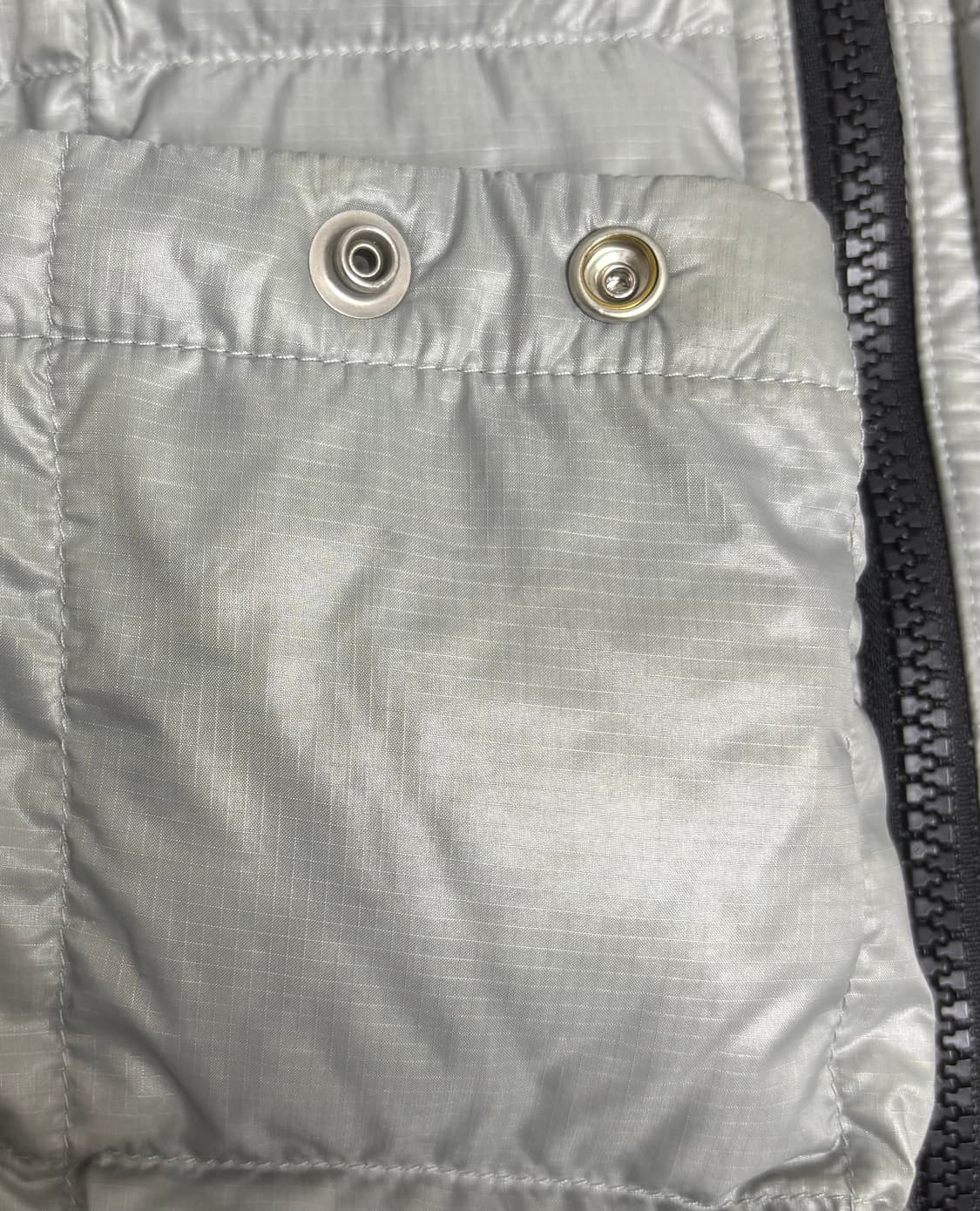 (M) 카키스 캠퍼 다운 자켓 그레이 상품이미지3