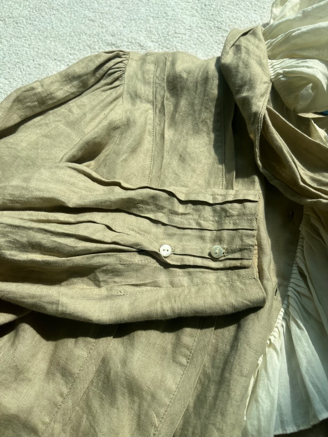 랄프로렌 린넨 프릴 블라우스 자켓 해 상품이미지5