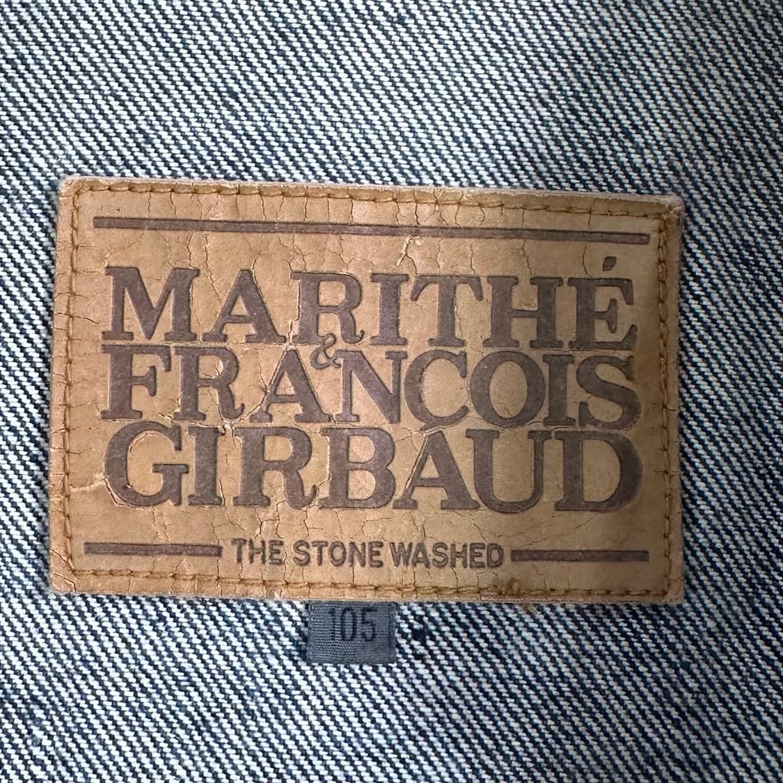 00s 마리떼프랑소와저버 스톤워시 데님 자켓  상품이미지6