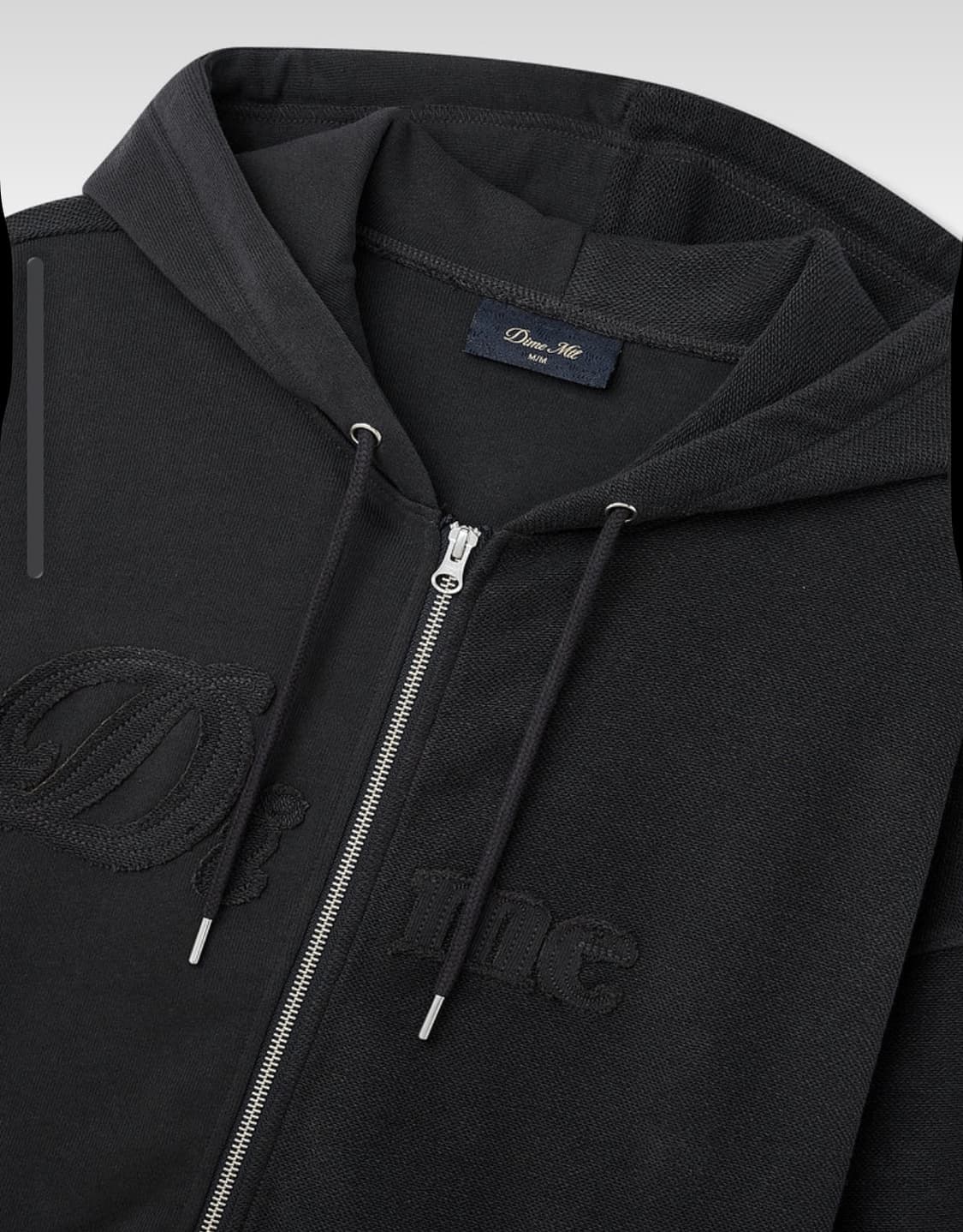 DIME 리버스 프렌치 테리 지퍼 후디  상품이미지4