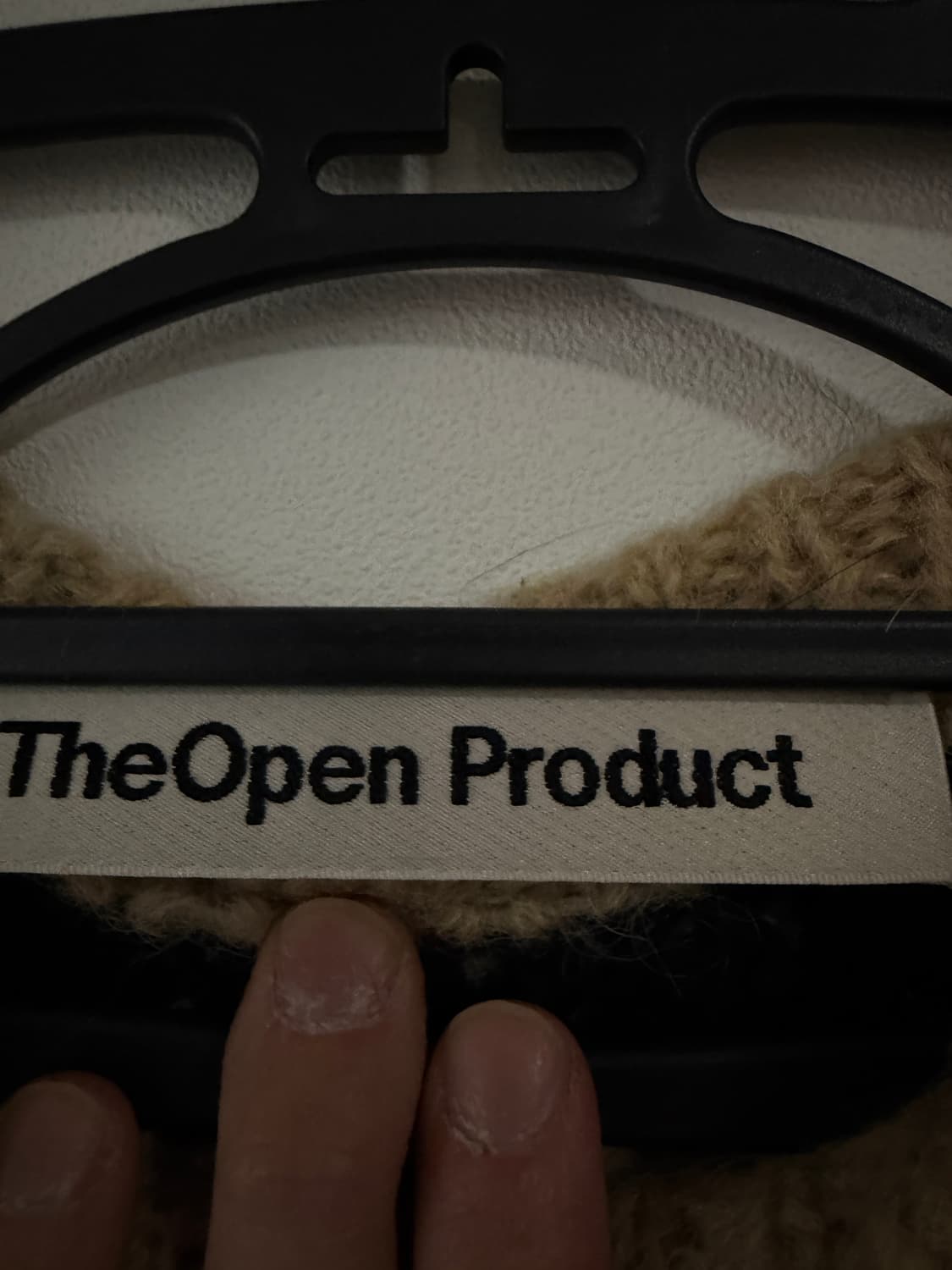 더오픈 프로덕트 체크 니트 상품이미지4