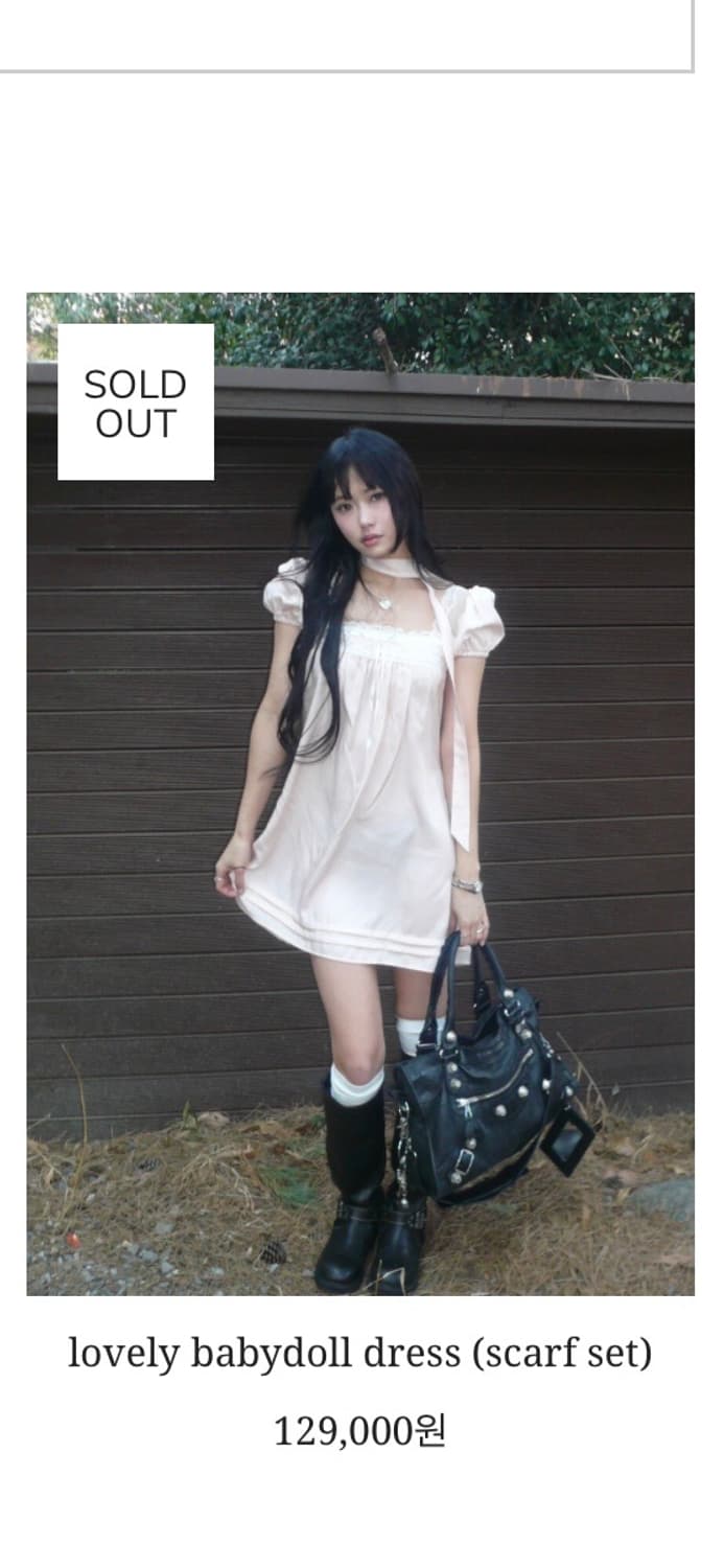 angelnumber555 babydoll 앤젤넘버 베이비돌 원피스 상품이미지2