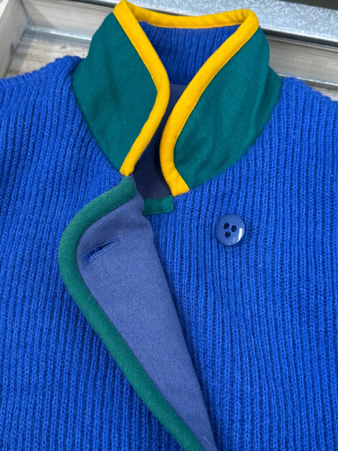 Gerulan Sporuti 90s 니티드 버튼 자켓 상품이미지4