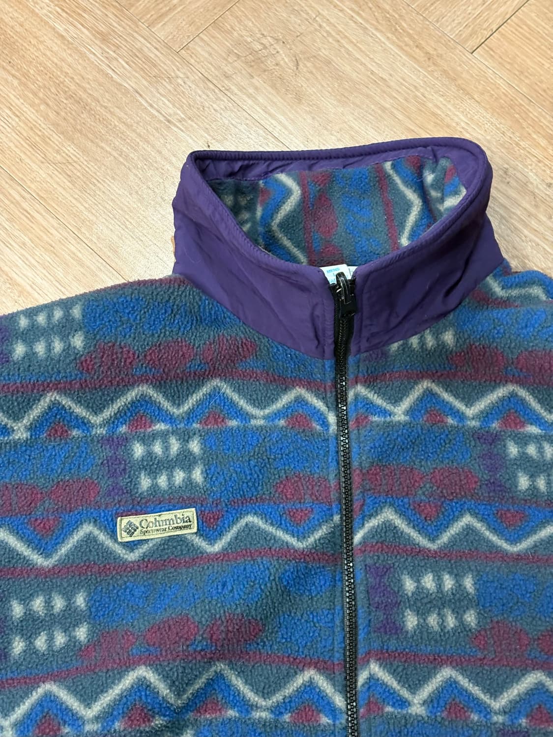 [L] 90s USA 콜롬비아 아즈텍 플리스 후리스 상품이미지3