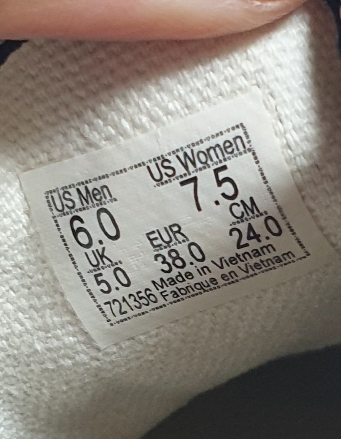 240mm반스 어센틱 플랫폼 2.0 블랙 화이트 상품이미지9