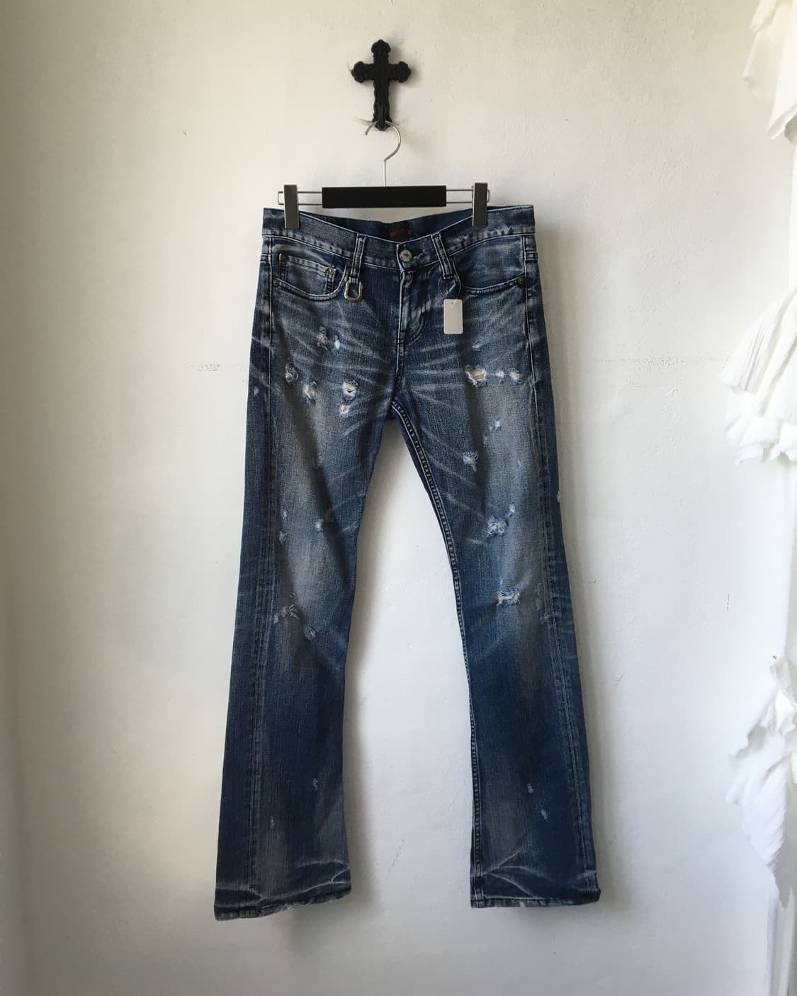 Jack rose damage denim pants 상품이미지1