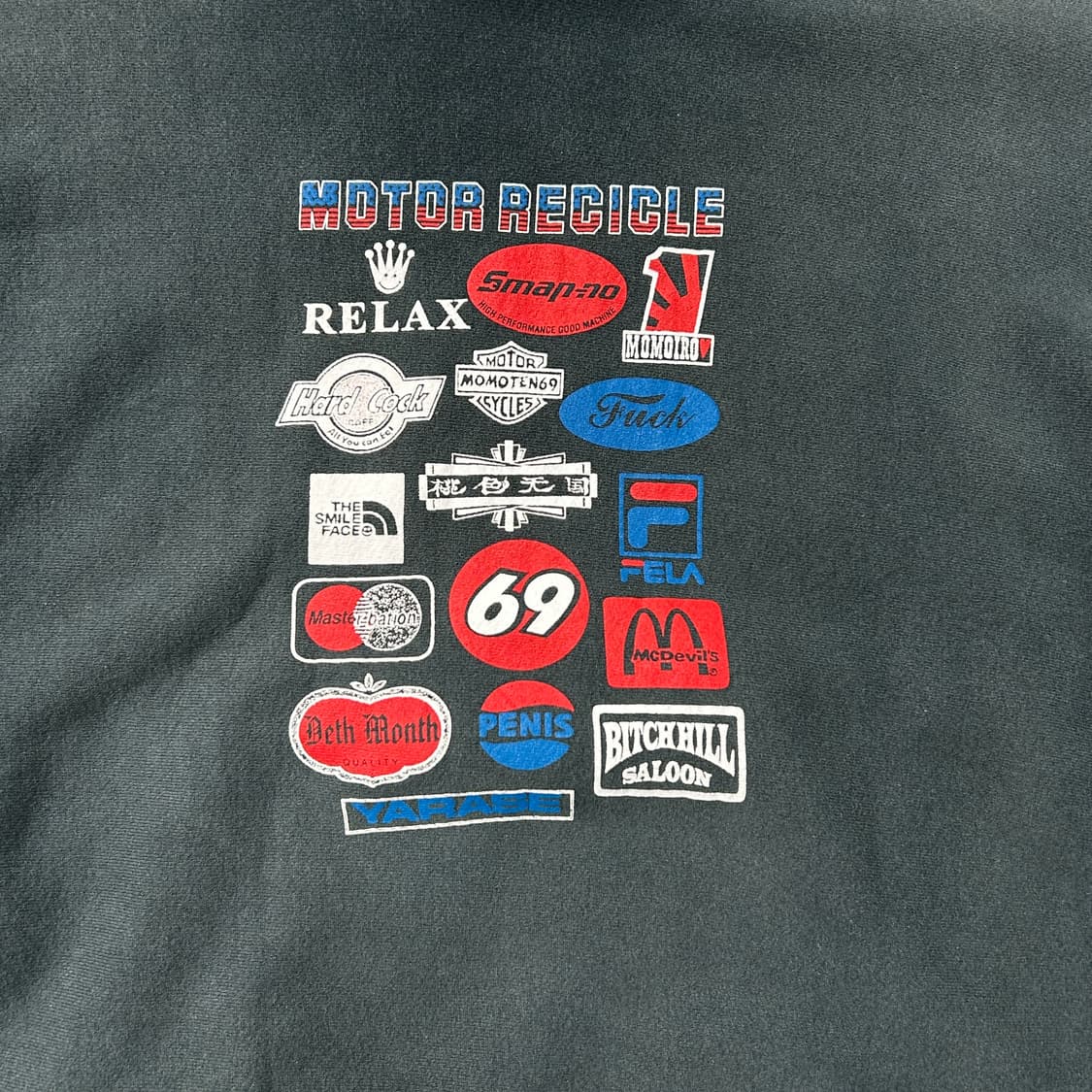 90s 페이딩 프린팅 스웻 후디  상품이미지6