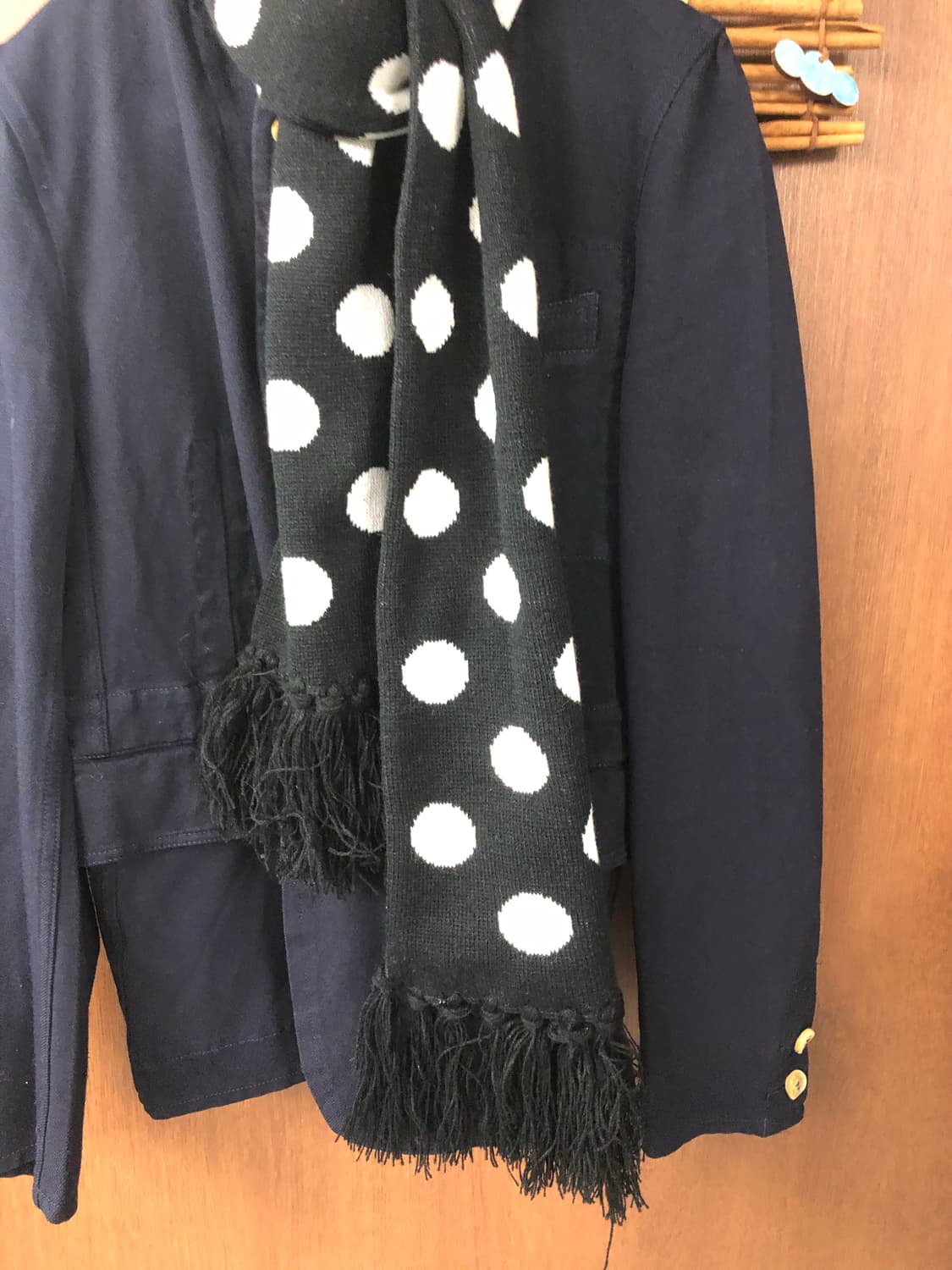 Vintage 도트 머플러  상품이미지3