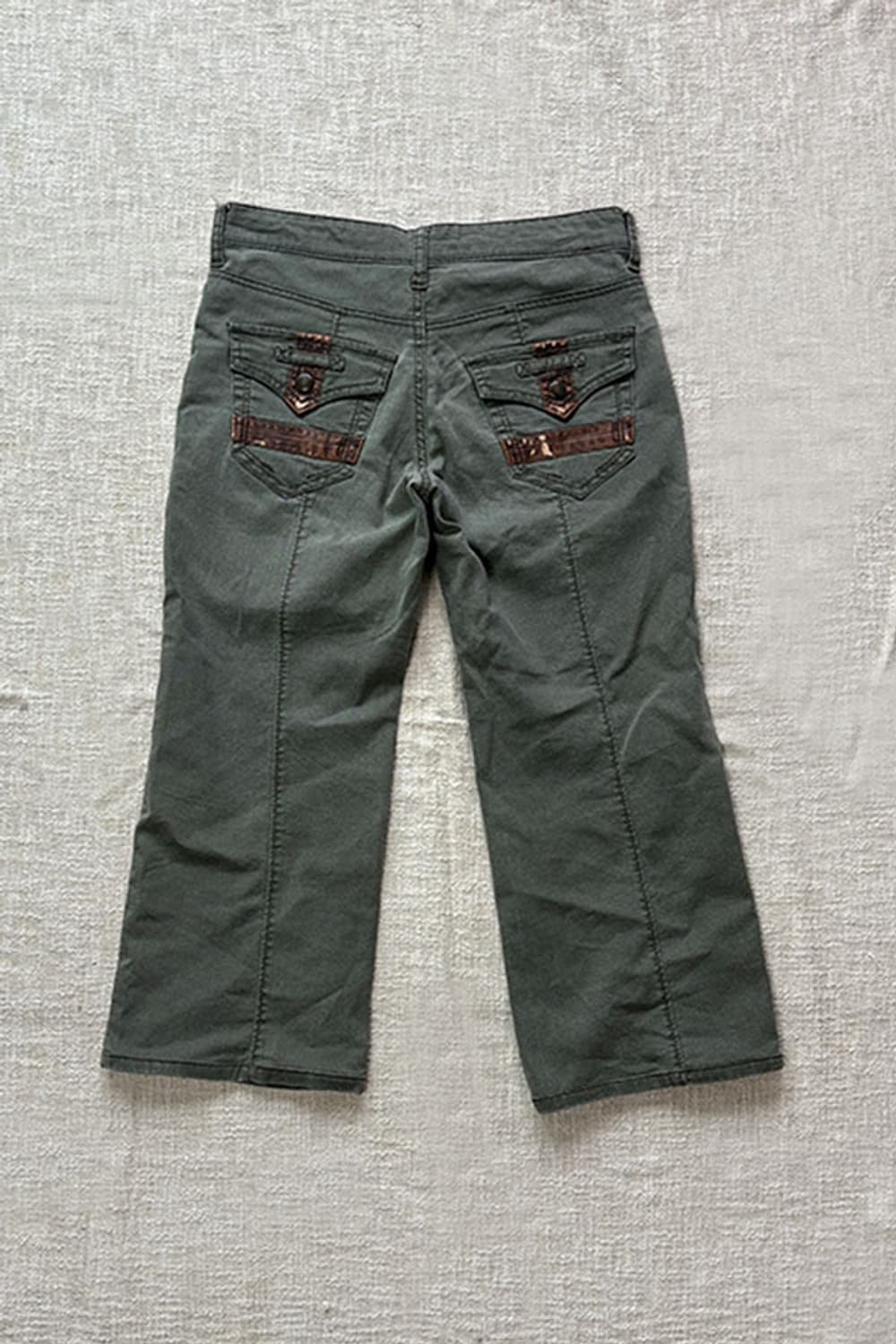Avant-Garde Multi-Pocket Capri Pants 상품이미지9
