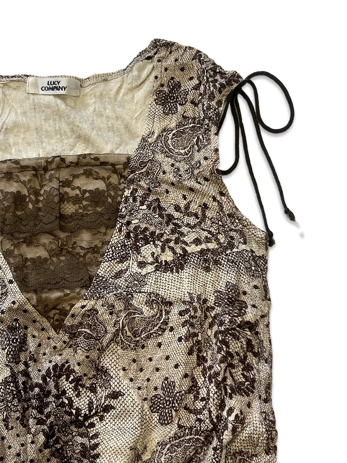 Paisely lace top 상품이미지3