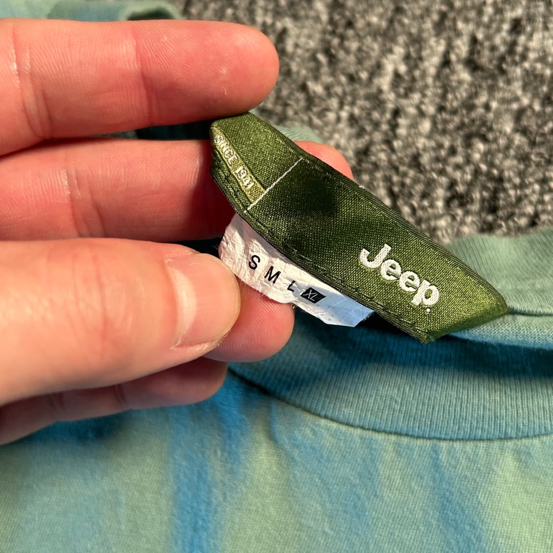 Jeep 빅로고 민트 반팔티셔츠 상품이미지8