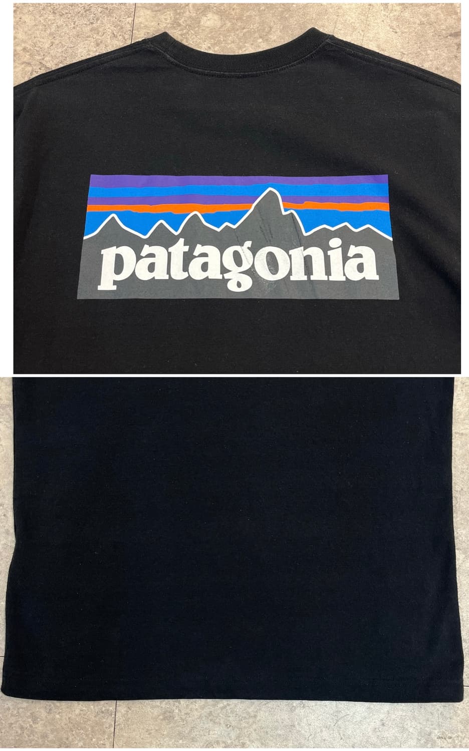 파타고니아 반팔티 블랙 M #csz4046 상품이미지8