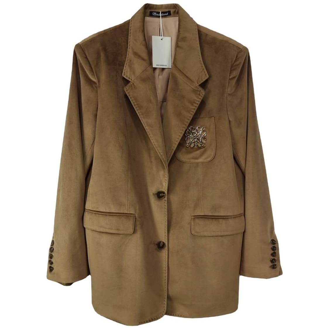 [배드블러드](새상품) 워크샵 벨벳 블레이저 자켓 M18834 상품이미지2