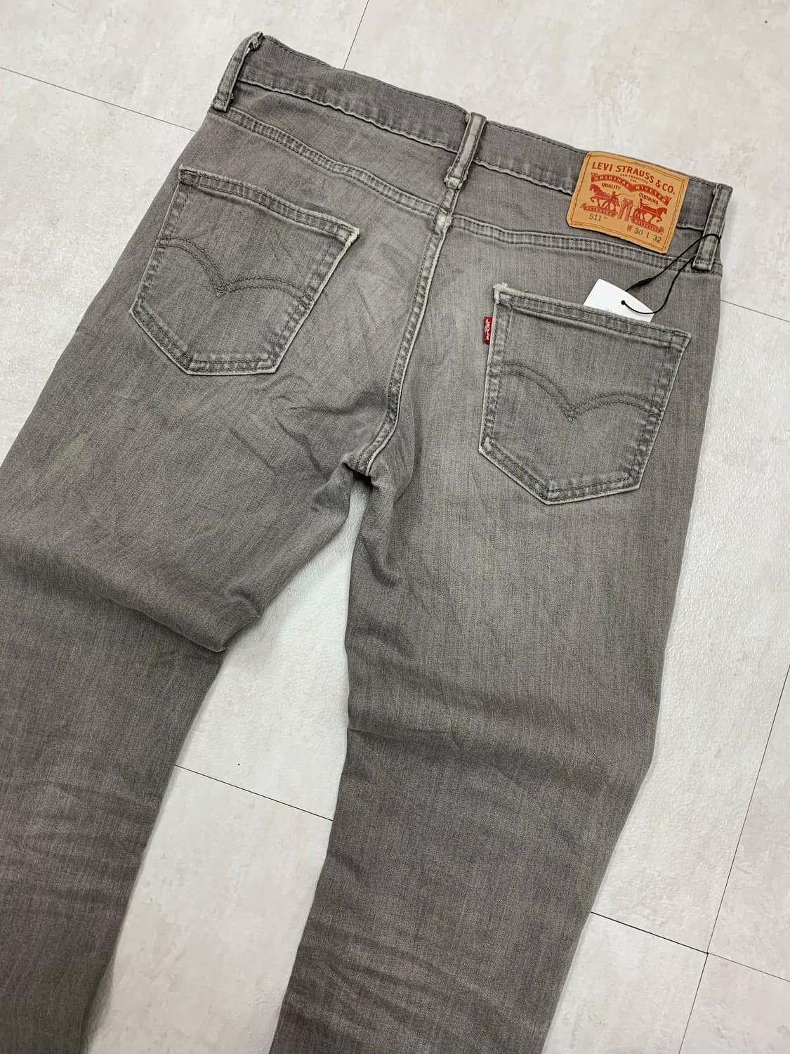 리바이스 511 흑청 데님 팬츠 #417 상품이미지8