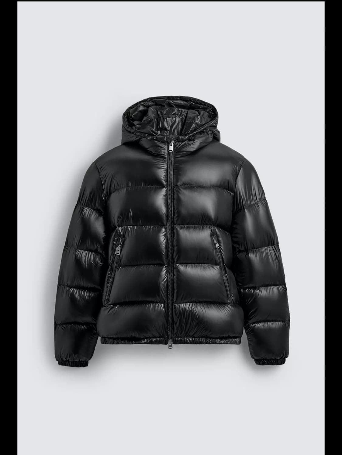 뭉클레어맛 자라 페더 워터프루프 유광 패딩 L 상품이미지1