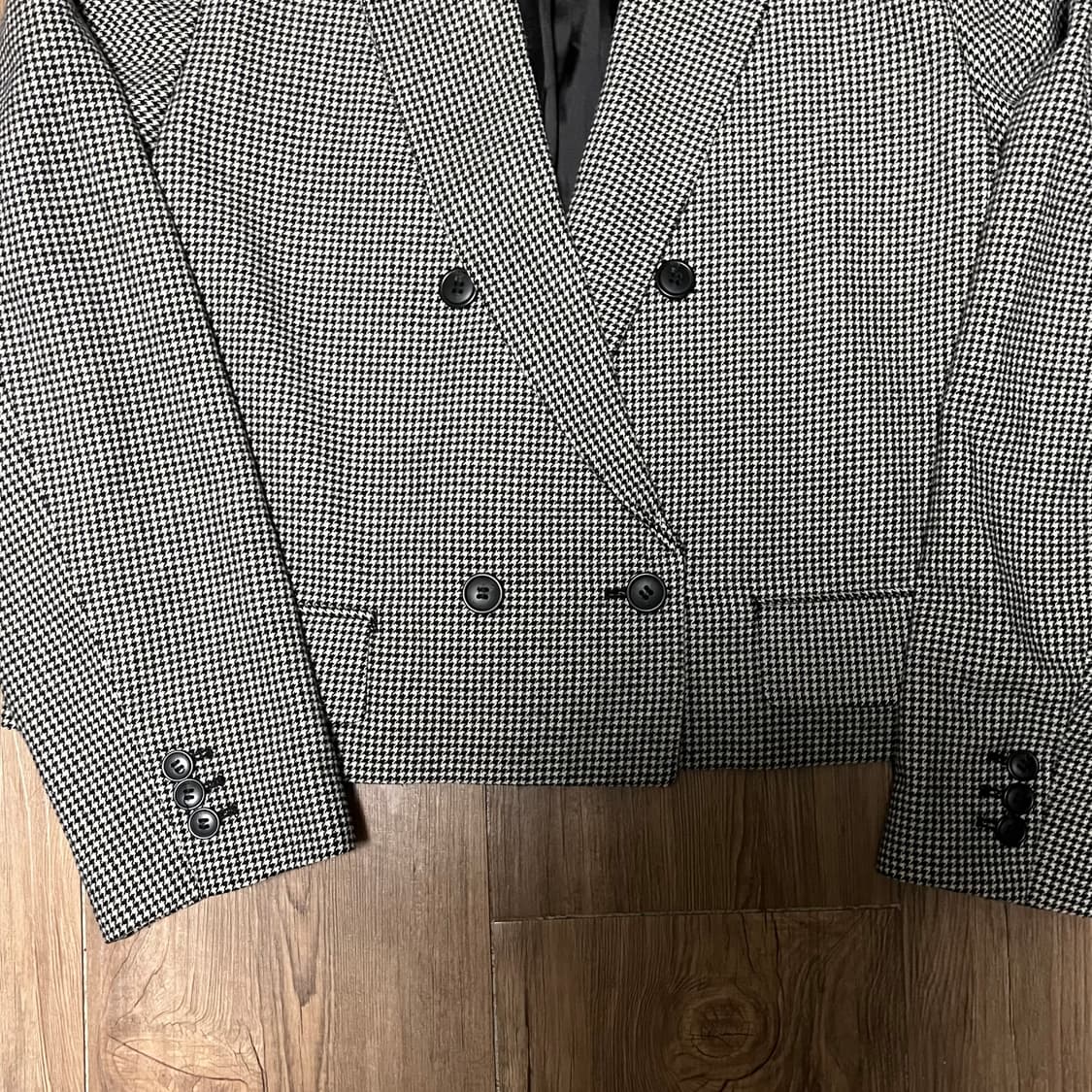 스탠다드 더블 숏카라 자켓(그레이) 상품이미지6