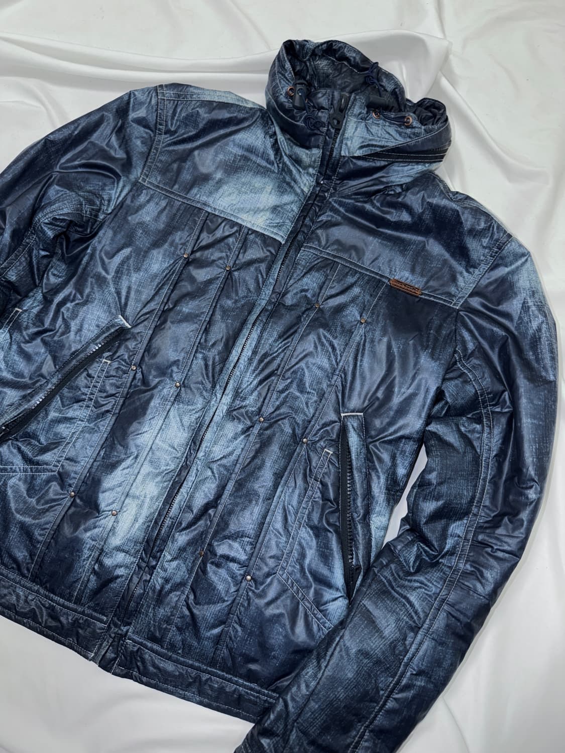 00s 디젤 데님 프린팅 자켓 상품이미지5