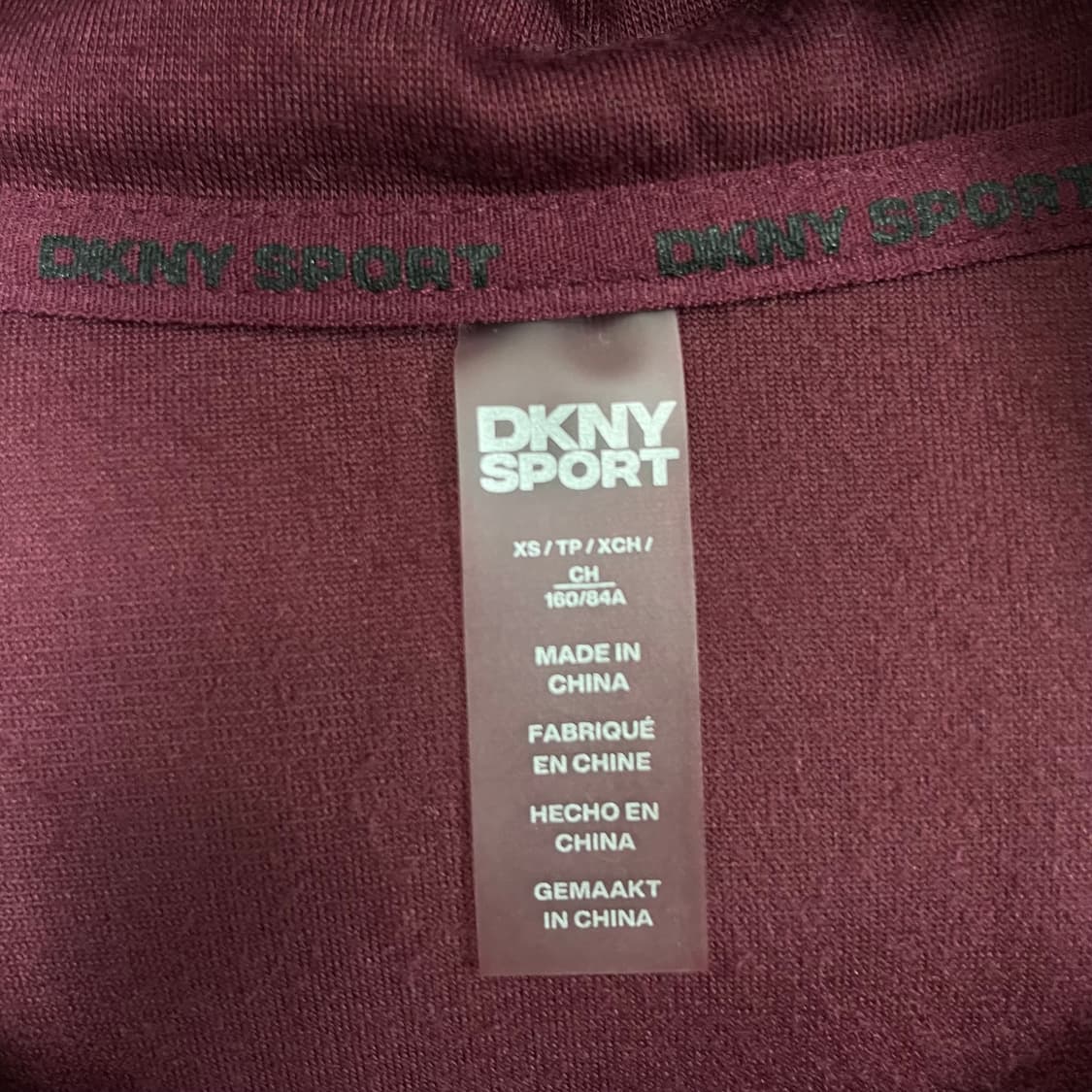 DKNY 벨벳 후드집업 상품이미지3