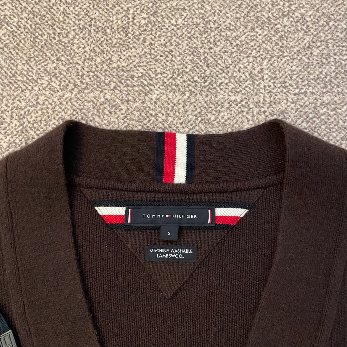 타미힐피거 램스울 니트 가디건 상품이미지5
