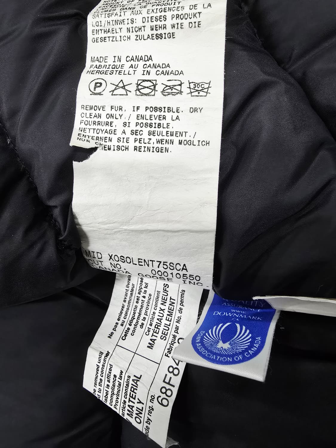 캐나다구스 블랙 패딩 자켓 상품이미지10