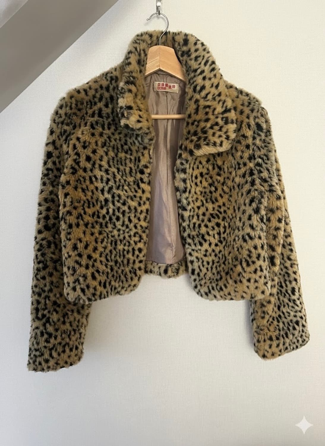 레오파드 크롭자켓 상품이미지2