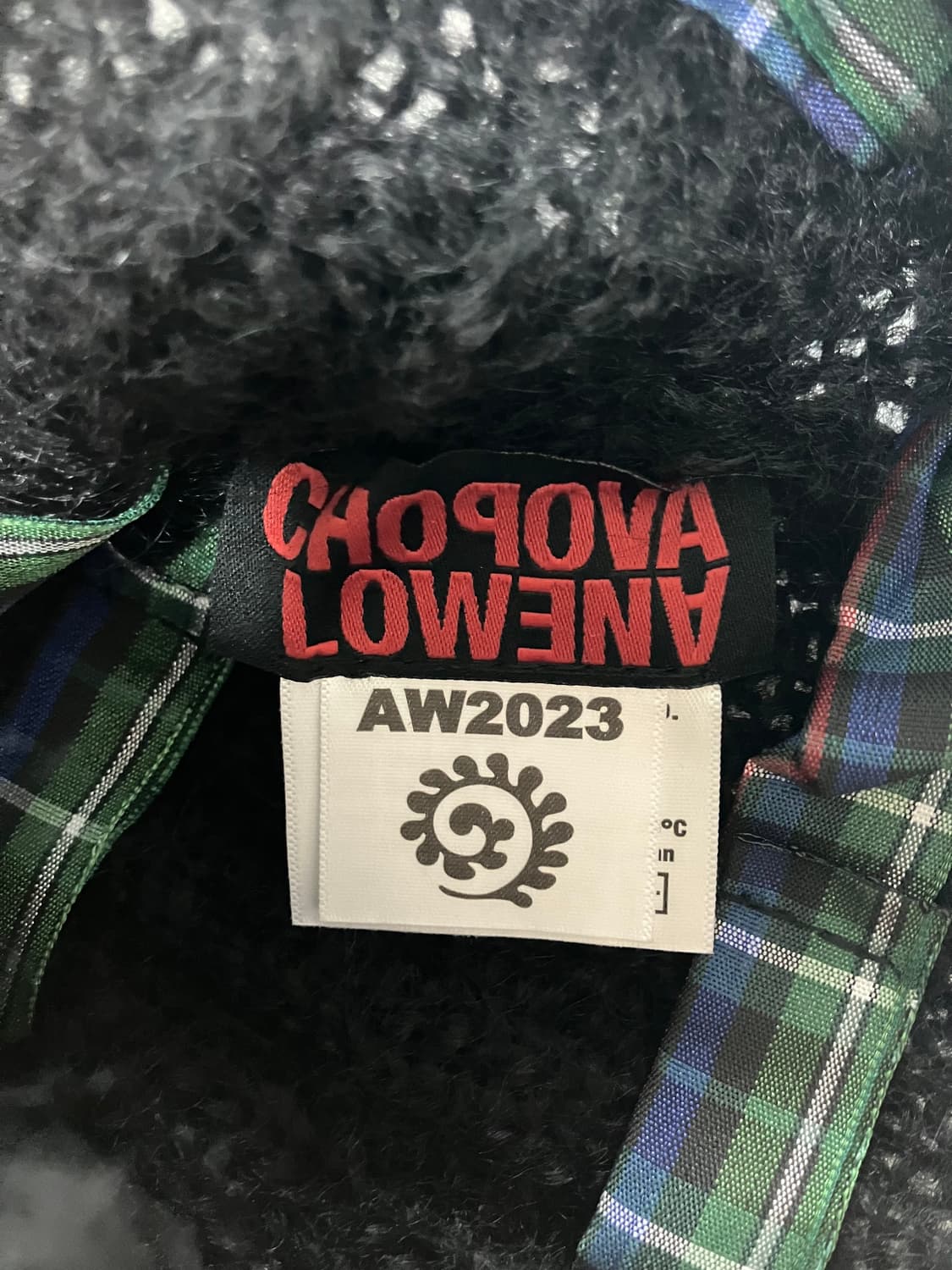 초포바로위나 리본 비니 블랙 상품이미지3