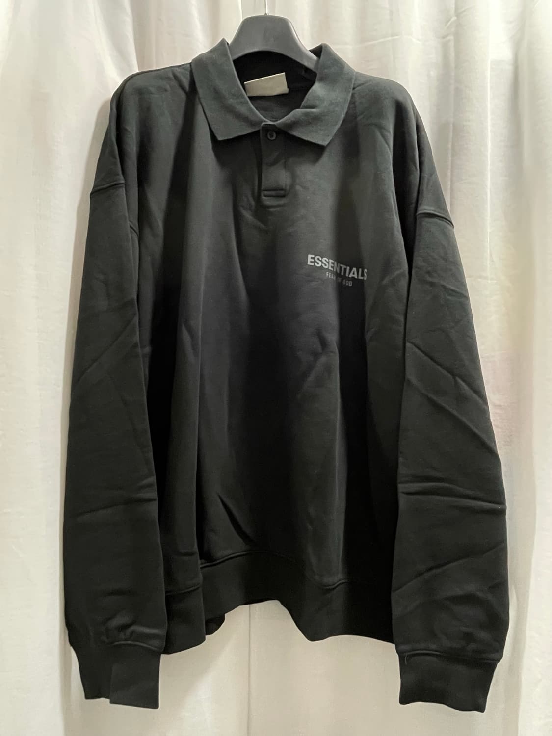 피어오브갓 에센셜/ 체스트 로고 폴로 티셔츠 스트레치 리모/ L 상품이미지1