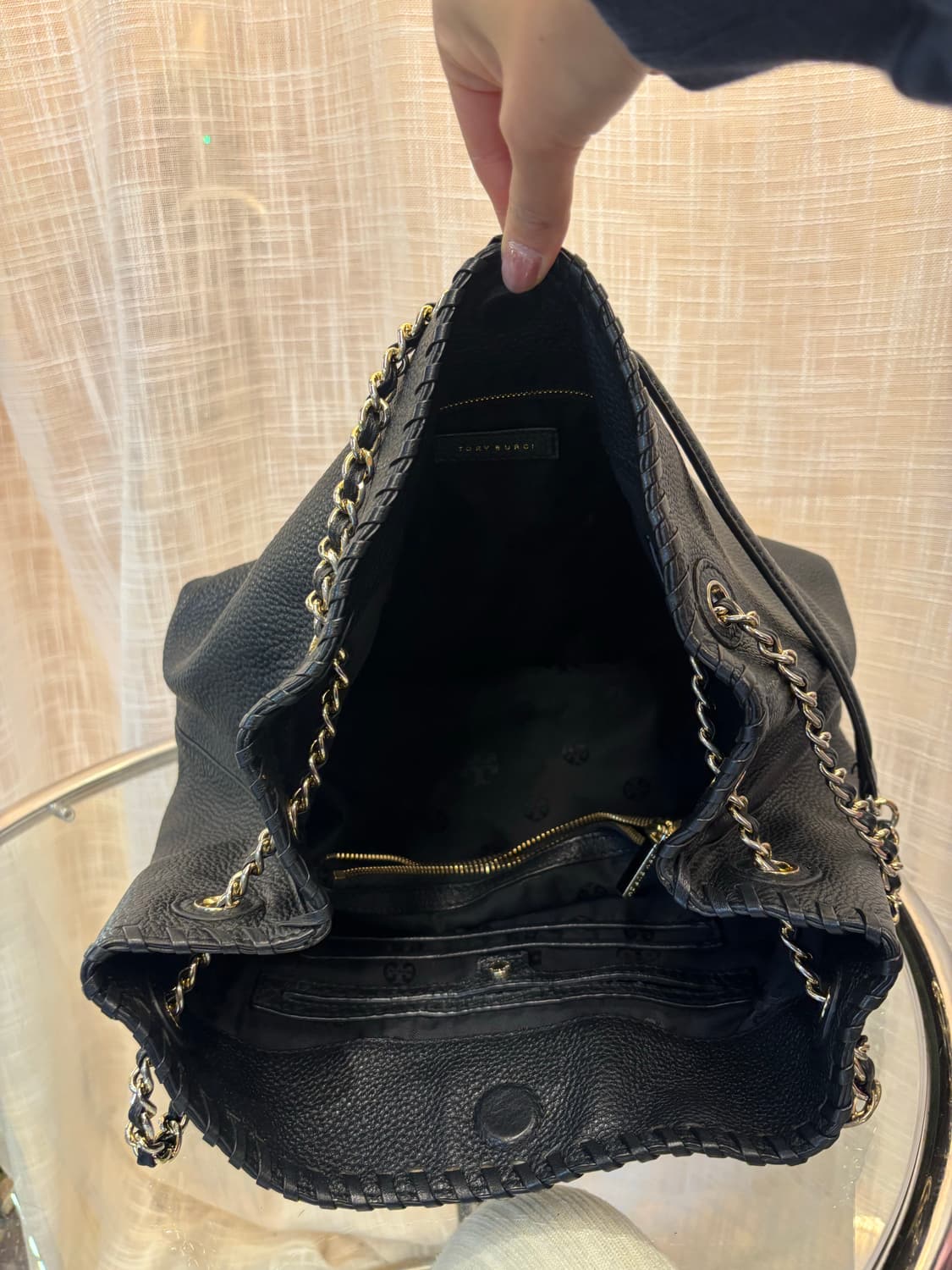 정품 토리버치 가죽 체인 숄더백     상품이미지7