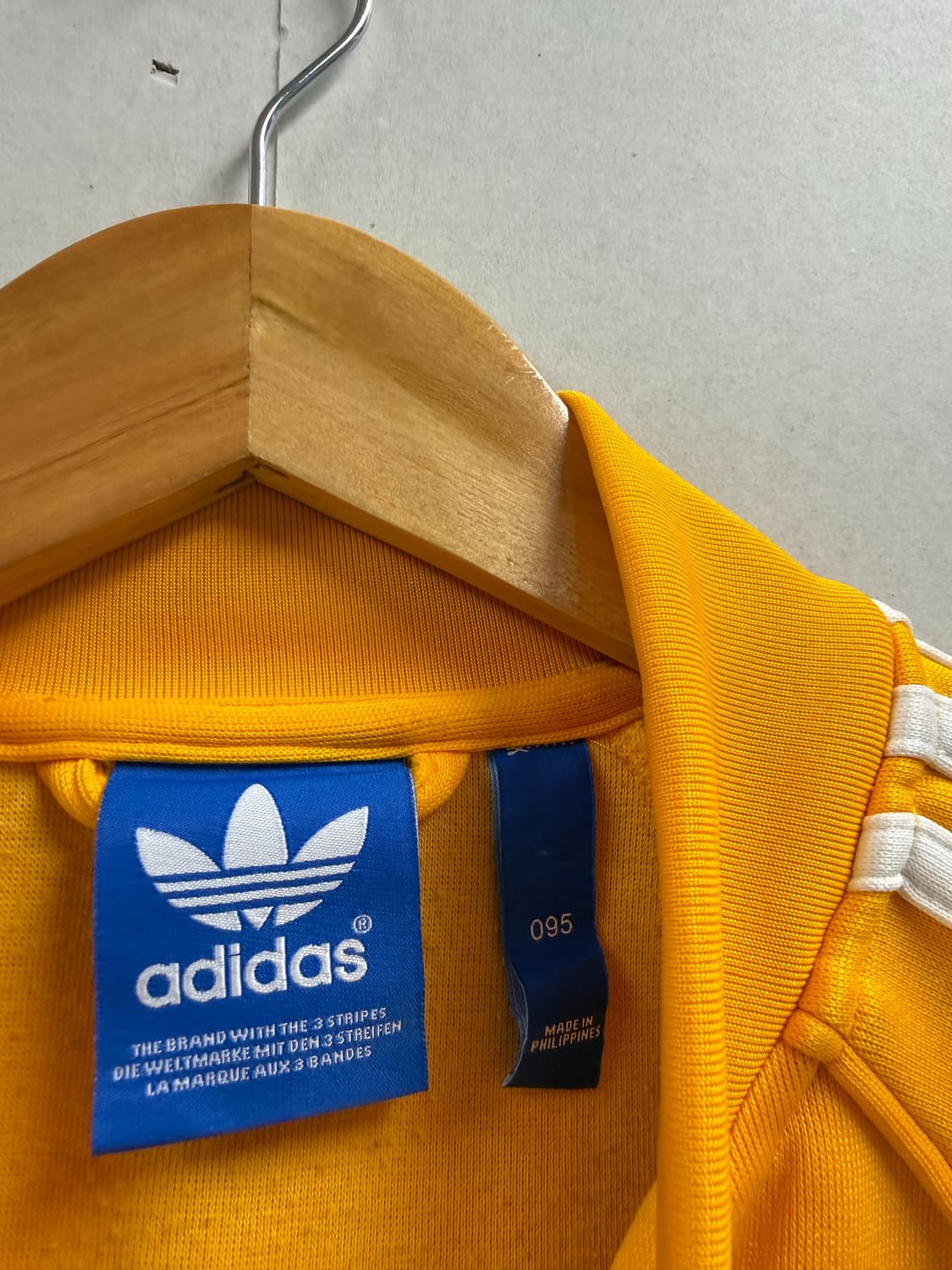 여성 95 / 아디다스 슈퍼스타 트랙탑 져지 옐로우 상품이미지4