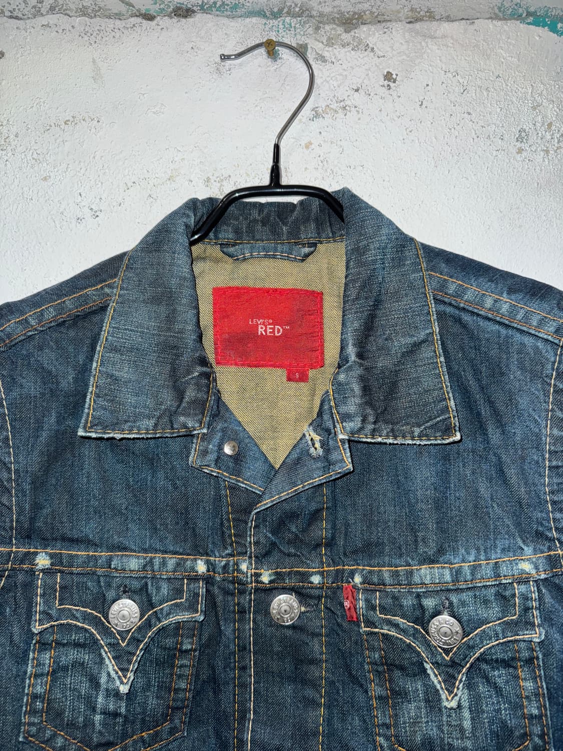 LEVI’S red denim vest 상품이미지2