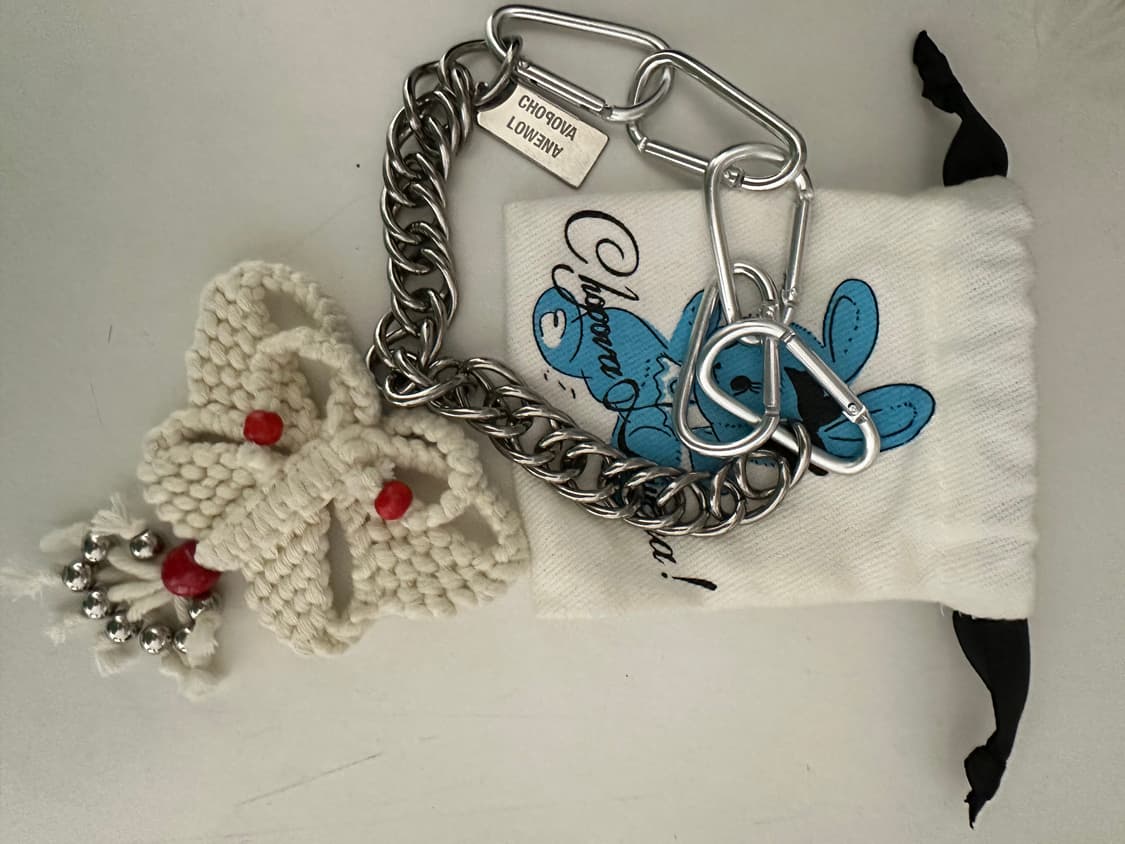 초포바 로위나 나비 크로셰 체인 목걸이 상품이미지1