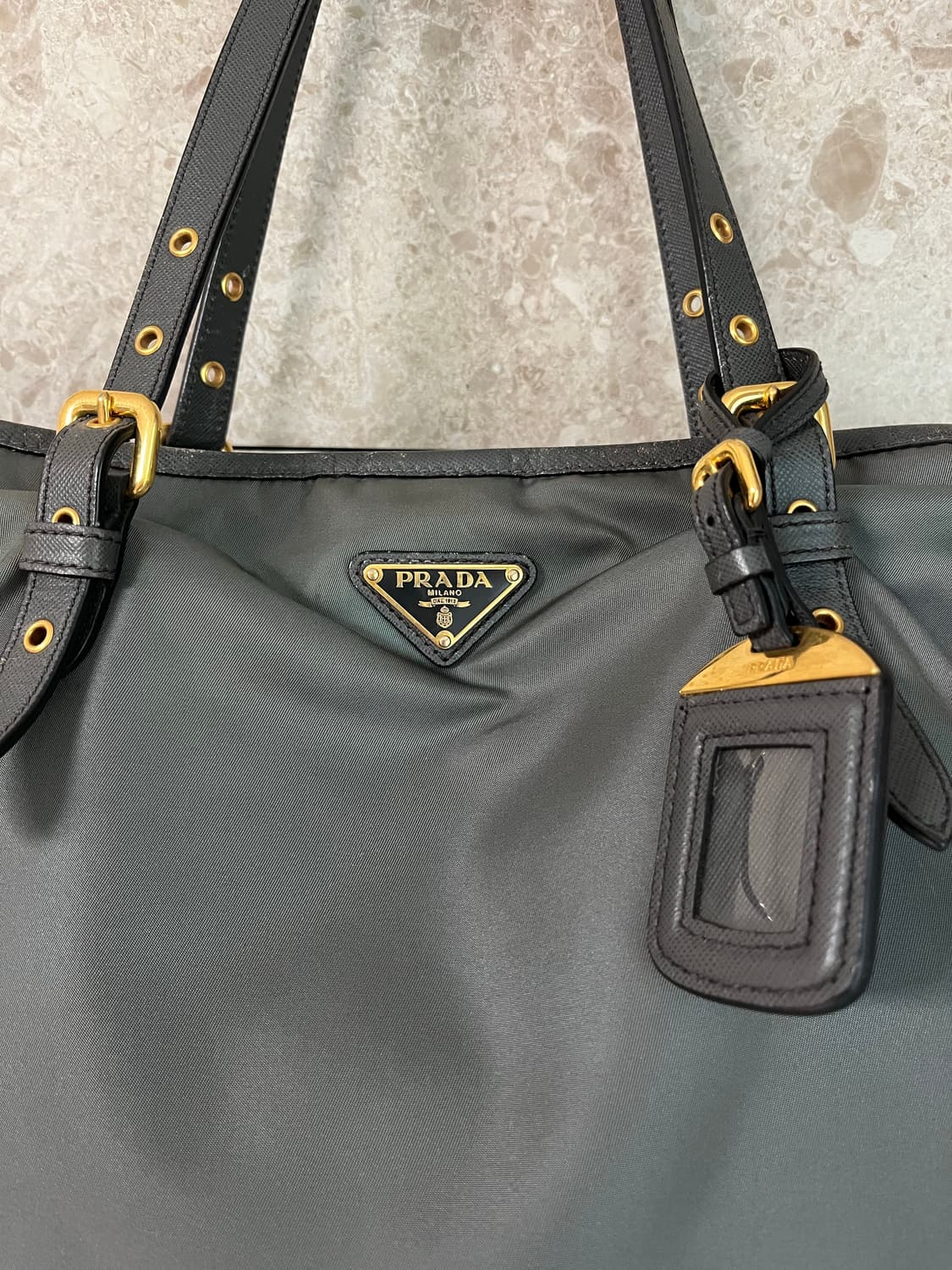 프라다 포코노 토트백 (그레이) 정품 보증서 있음 상품이미지2