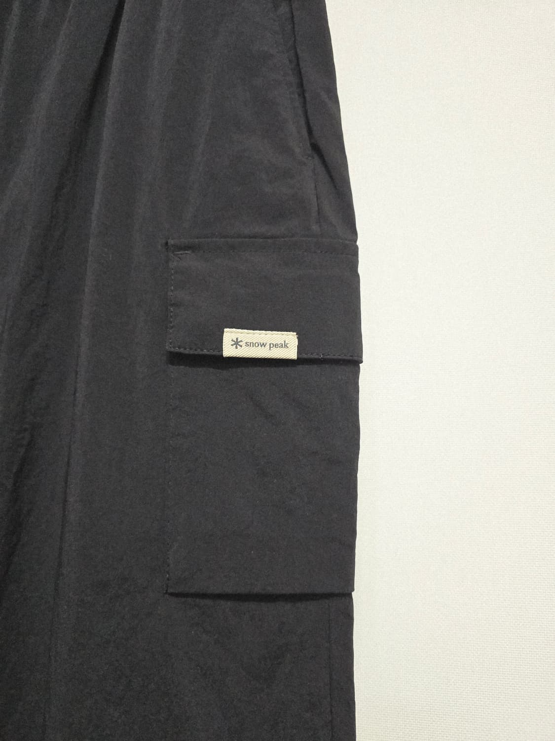 스노우피크 블랙 카고 조거 트레이닝 바지 상품이미지3