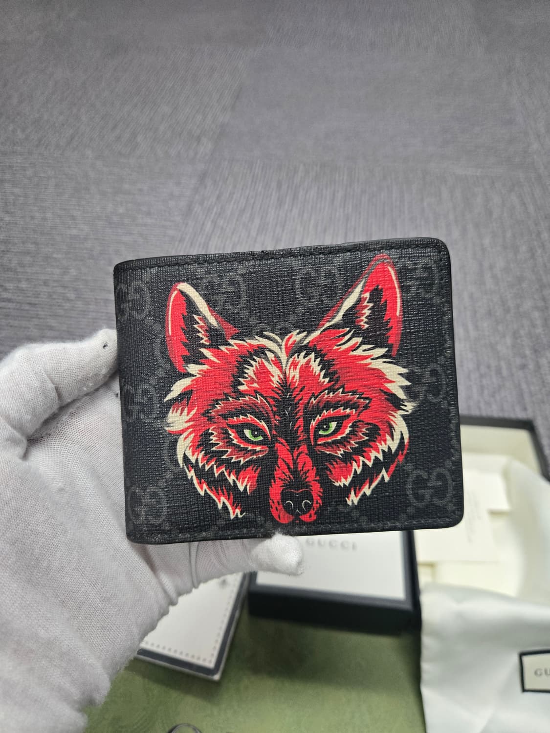 [특가][정품] 구찌 레드 울프 반지갑 상품이미지1