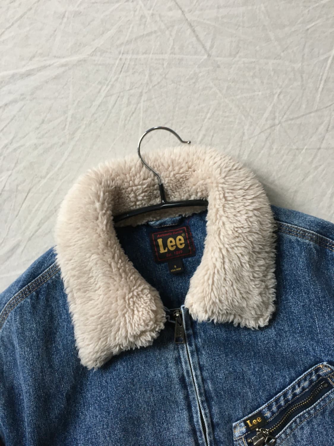 리 쉐르파 크롭 데님자켓 상품이미지4