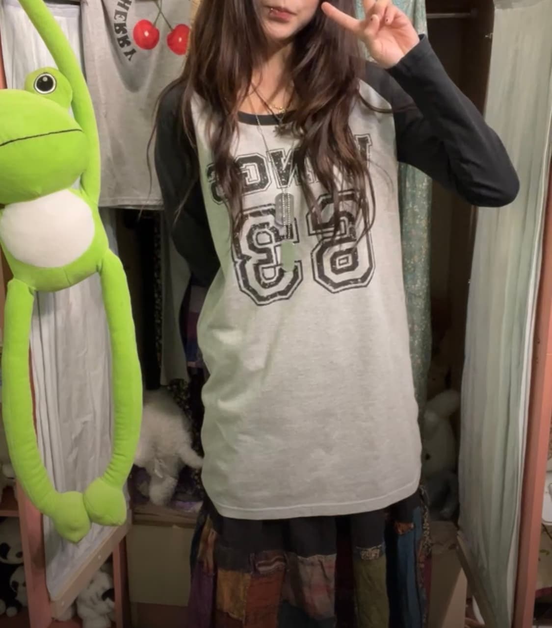 카모메산장 빈티지 나그랑 롱슬리브 코코모리 닛시빈티지 차일드매거진 상품이미지1