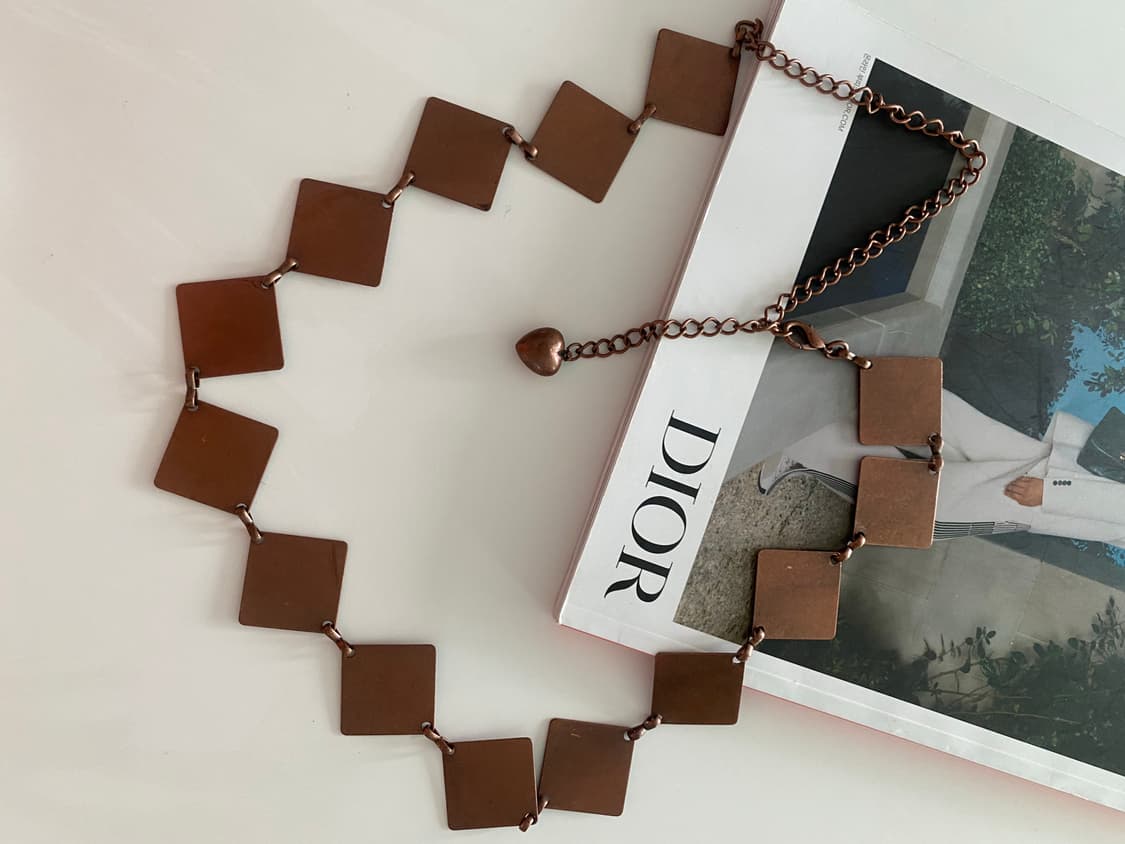 빈티지 스퀘어 사각 체인벨트 오리엔탈 보헤미안 상품이미지6