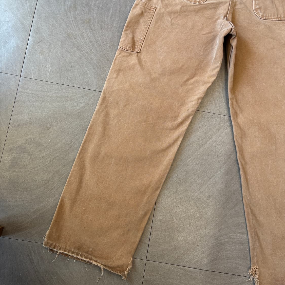 칼하트 미국 생산 오리지널 브라운 카펜터 팬츠  상품이미지3