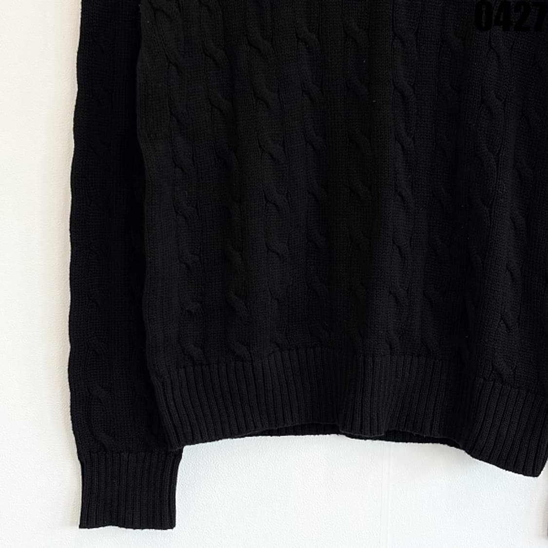 폴로 랄프로렌 블랙 니트 스웨터 S 0427 상품이미지3