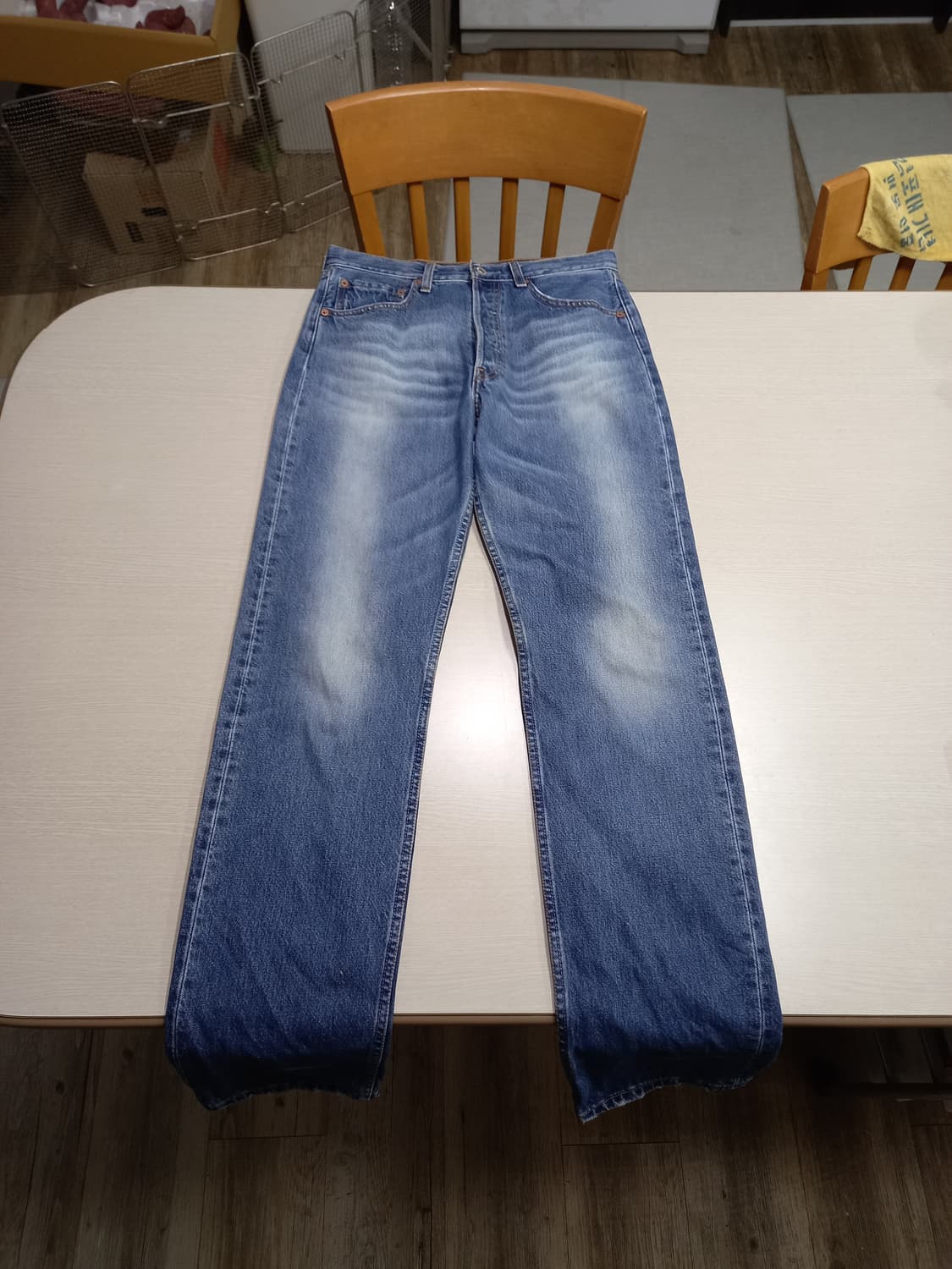 31 리바이스501 워싱 일자진 31-497 상품이미지1