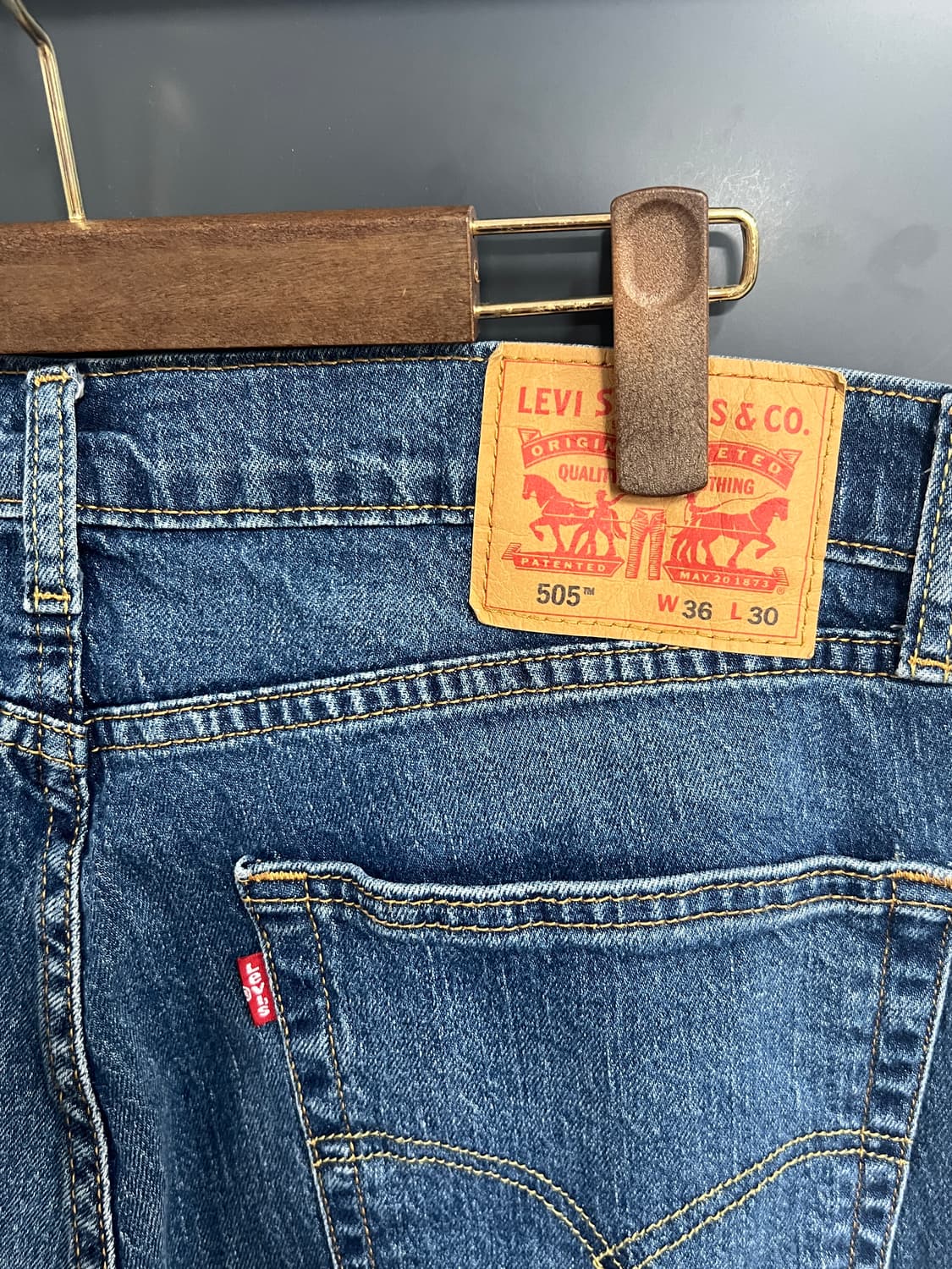 Levis 리바이스 505 레귤러 스트레이트 데님 팬츠 상품이미지3