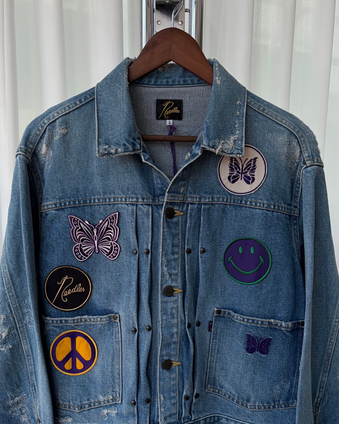 (새상품)[2]니들스 어소티드 패치 데님 자켓 인디고 상품이미지5