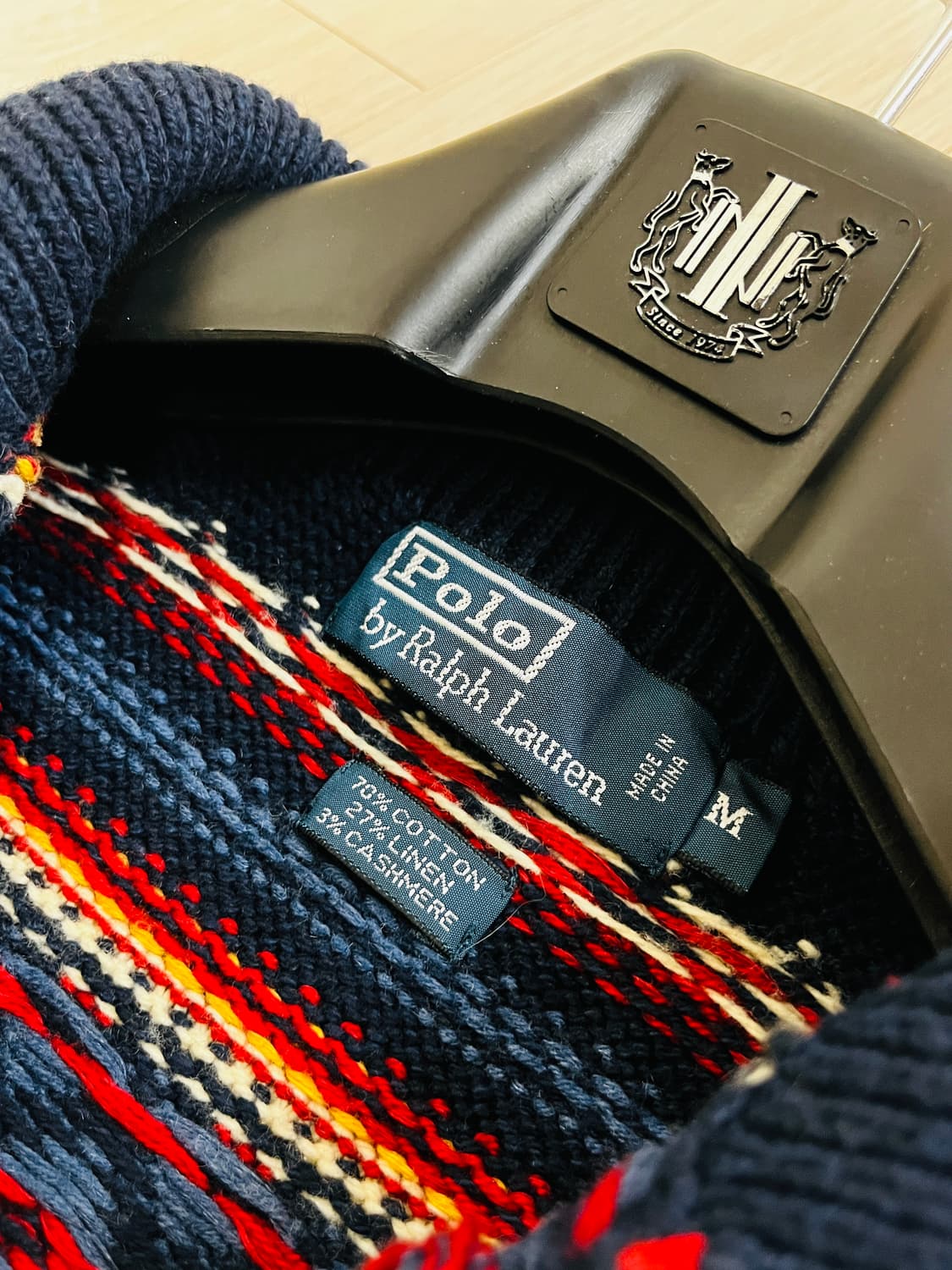 폴로 랄프로렌 노르딕 눈꽃니트 M 상품이미지3