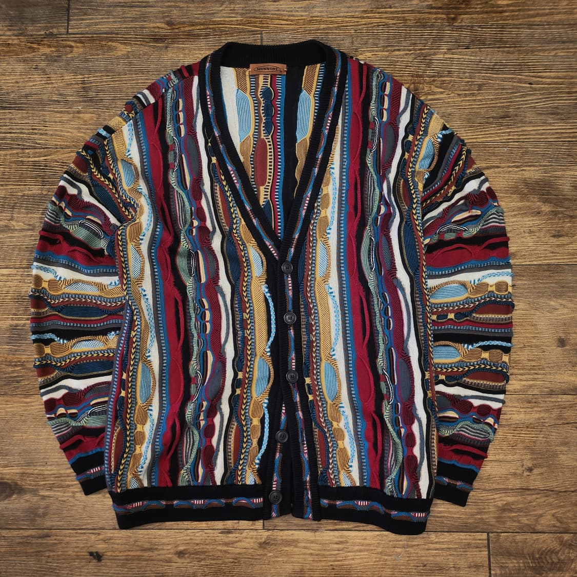 미쏘니 케이블 니트 가디건 상품이미지2