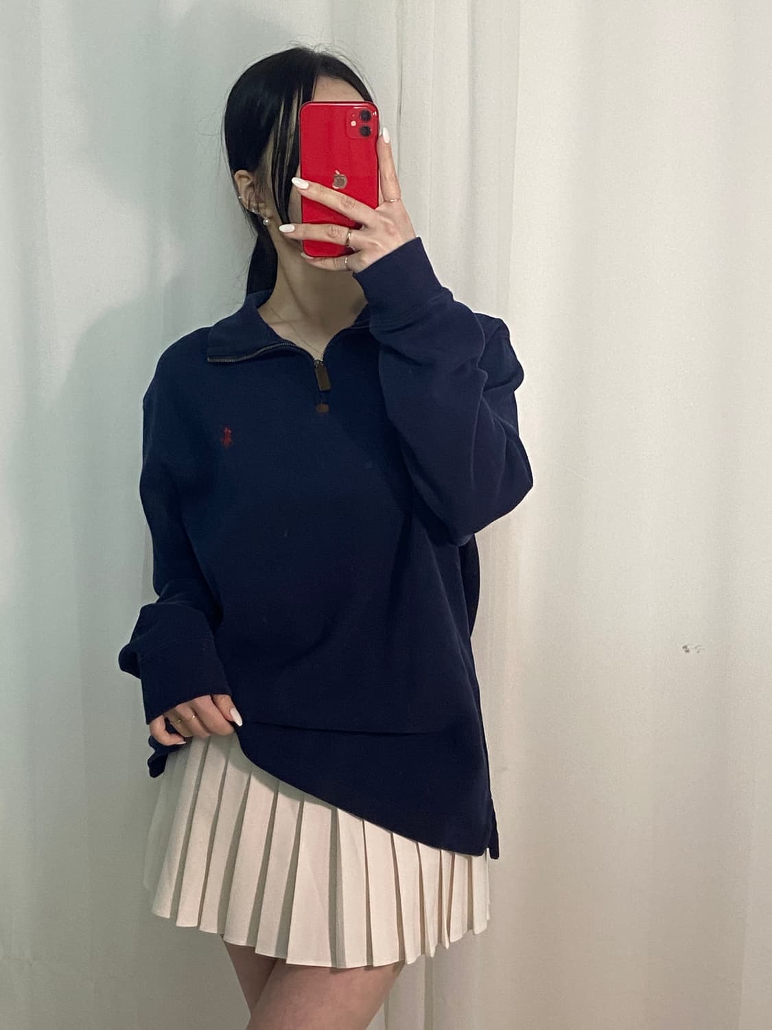 폴로 네이비 포니 반집업
 상품이미지1