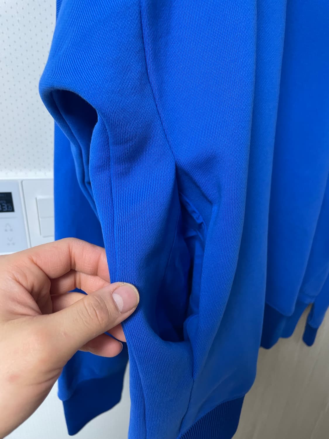 솔리드옴므 맨투맨 블루, 52사이즈 새상품 상품이미지3